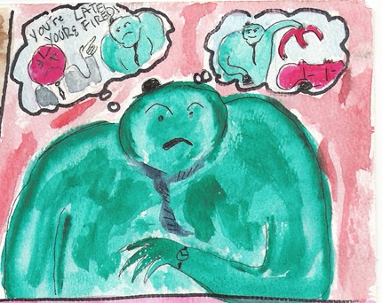 It thinking. 