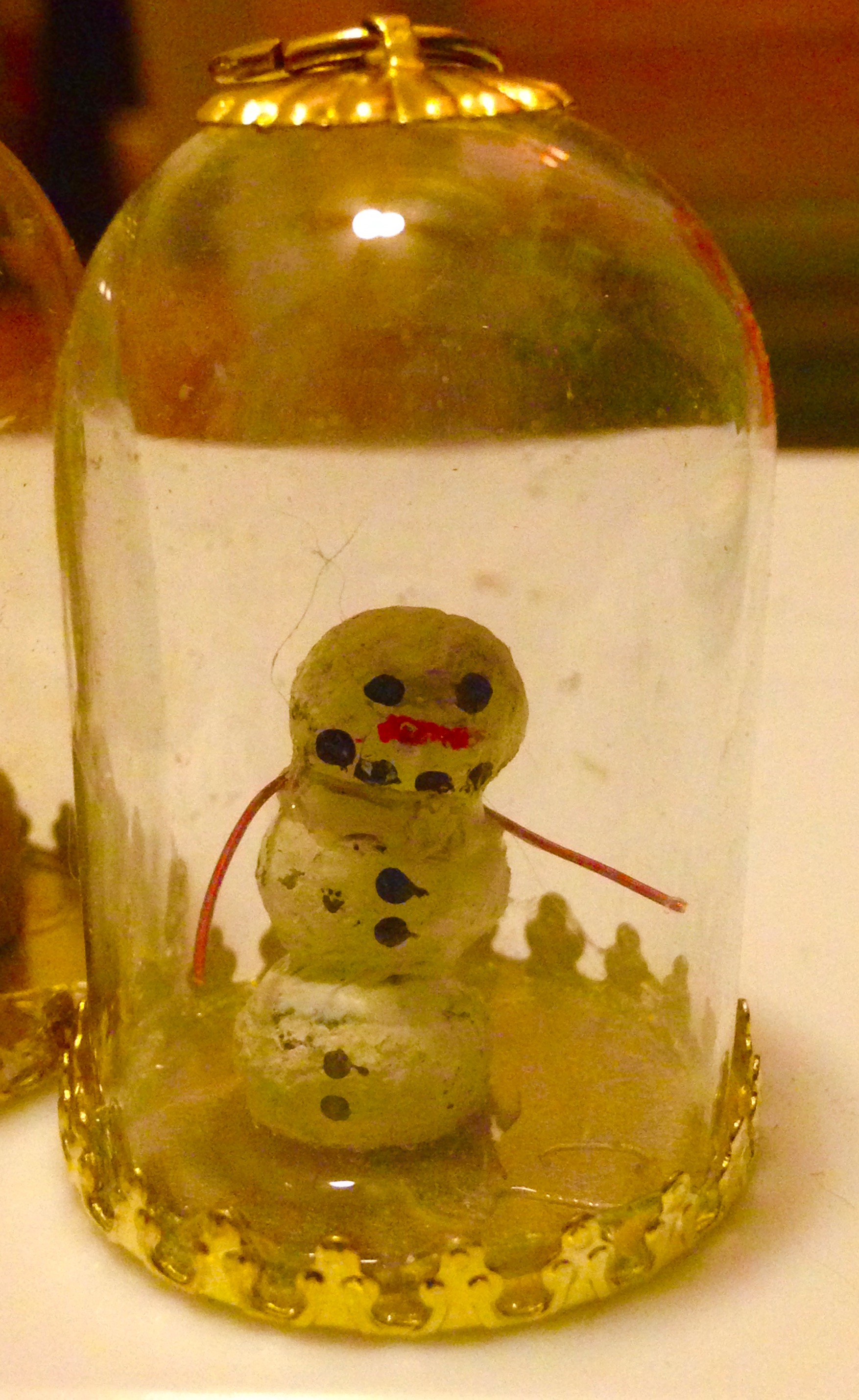 Rabbit Poop Snowman